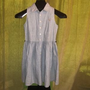 Girls Polo Ralph Lauren Shirt Dress - Size 12